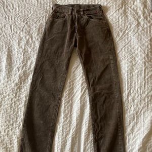 Rare Vintage Brown Corduroy Levi’s!!